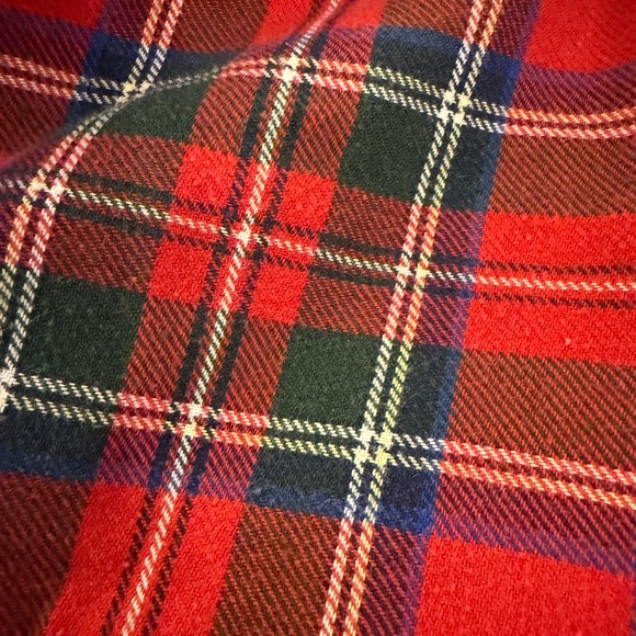 Ralph Lauren Red and Blue Plaid Pajama Pants - Picture 4 of 6